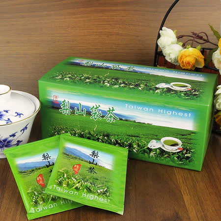 【醒茶莊】台灣精選-梨山高山袋茶(顆粒狀)4盒(附提袋*2)♒90B016